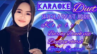 karaoke duet sholawat jibril koplo bareng denok viee dengan chord gitar u0026 piano