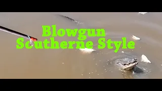 Blowgun Fishing with Barbed Darts and Reel