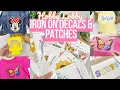 I TESTED HOBBY LOBBY S IRON ON DECALS PATCHES HOBBY LOBBY DTF