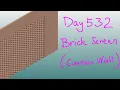 Everyday Revit Day 532 - Brick Screen with Curtain Wall Panel