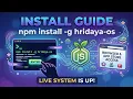 Node js Install Guide for Hridaya OS CLI