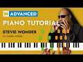 Download Lagu Stevie Wonder - My cherie amour | PIANO TUTORIAL | ADVANCED