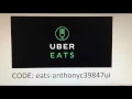 UberEATS Code First time users Only