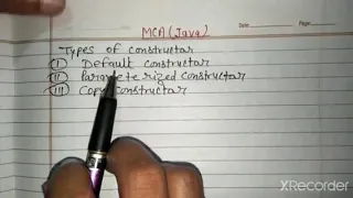 Constructor in Java in hindi part-2