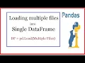 Loading multiple data files into single dataframe without header repetition Python Pandas Dataframe