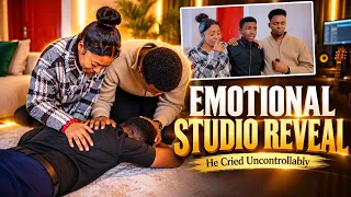 He Couldn’t Stop Crying | Finally Our STUDIO REVEAL 😭