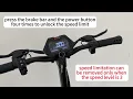 Ruitoo RT6 E Scooters Remove Speed Limit