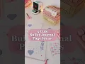 Cute Bullet Journal page Ideas for begginers