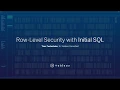 Row-Level Security with Initial SQL