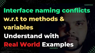 Interface method and variable naming conflicts Interface in Java