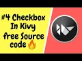 kivy Checkbox Gui Application Using Python