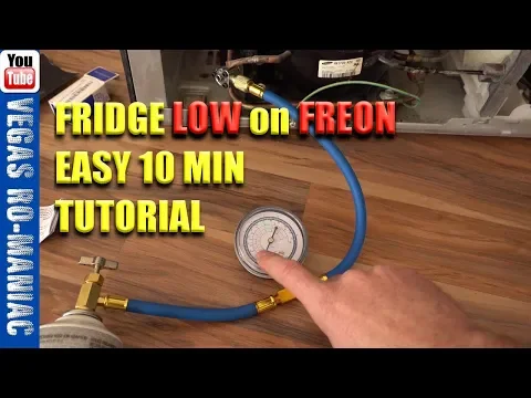 Download MP3 How to Add Freon To Your Refrigerator 134a - 10 Minutes FAST EASY TUTORIAL