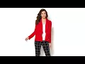 Lagu IMAN Global Chic Perfect Ponte Draped Jacket