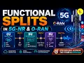 Functional Splits in 5G-NR and O-RAN CU DU RU Split 7 2x Explained