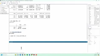 Stata Basics Simple Regressions Scalars and Scatter plots
