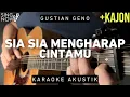 Download Lagu Sia Sia Mengharap Cintamu - Gustrian Geno (Karaoke Akustik)