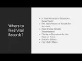 Vital Records
