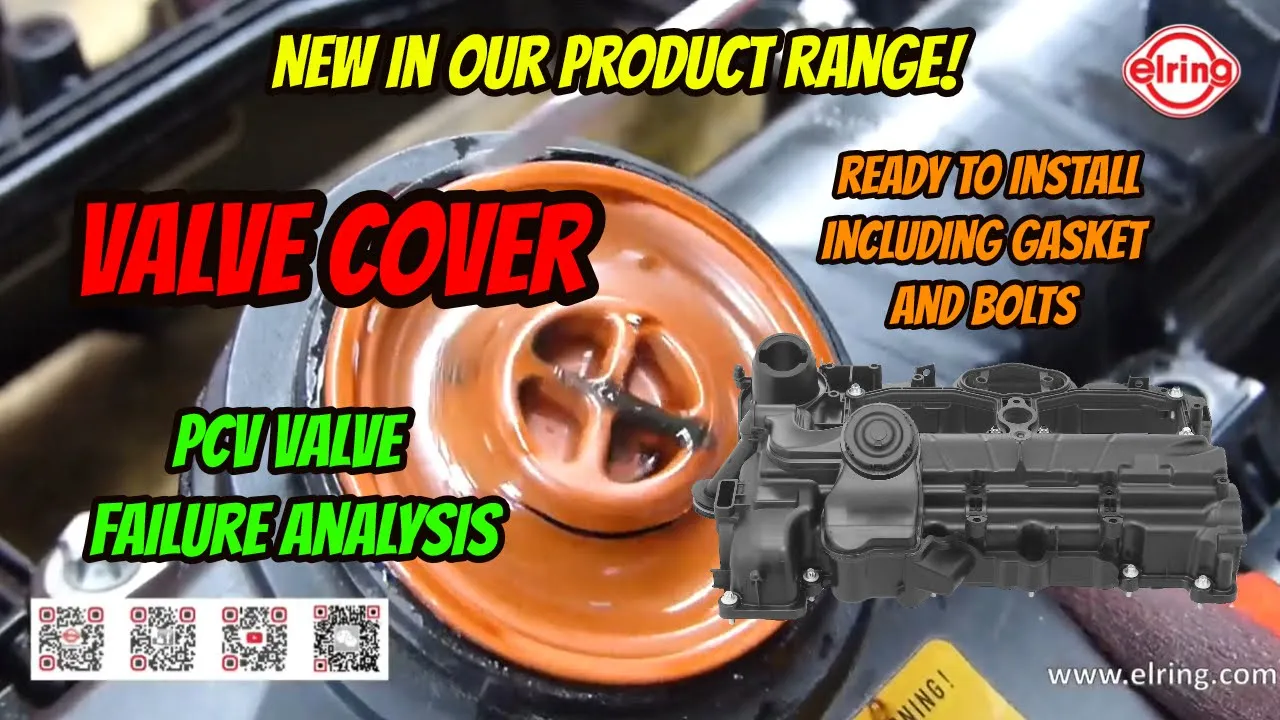 Plastic valve cover for BMW N20 - PCV Valve failure analysis