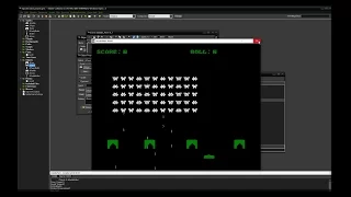 First hour of creating Space Invaders inside GameMaker Studio