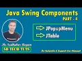 Java Swing Components JPopupMenu JTable PART - 4 Java Programming
