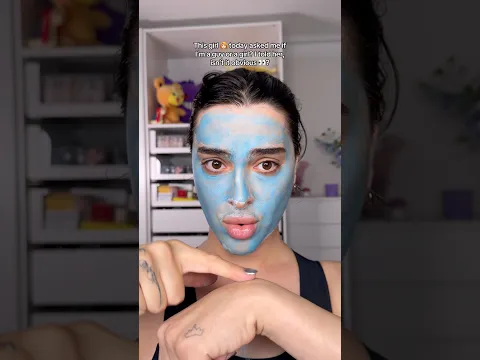 Taking off my makeup 🥹🧑🏻‍🦱👩🏻 ​⁠@medicube4772 @garnieruki @nyxcosmetics #skincare #genderfluid