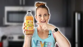 drinking apple cider vinegar for a week *IT WORKS*. 