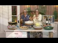 Temp-tations 13 Bamboo Lazy Susan with 4-qt Bowl on QVC