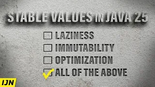 Stable Values in Java 25 - Inside Java Newscast