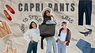 Capri Pants Are THE Summer 2025 Trend How to Style Anywhere