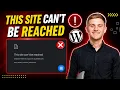 How To Fix This site can t be reached in WordPress Website or Admin Dashboard