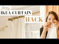 IKEA Curtain Hack From CHEAP to TAILORED