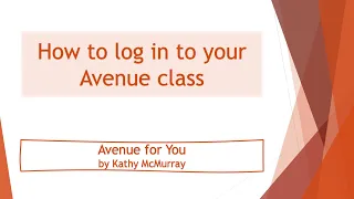 How to Login to Avenue ca