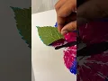 Lagu What a Brilliant Idea 😍 Painting With Leaf🌿 #Art #Nature #Creativity #Painting #Leaves