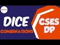 Dice Combinations Dynamic Programming CSES Problem Set Space Optimized