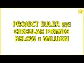 Project Euler 35 Circular primes below 1 million 3 Solutions