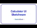 Sketcheware Calculator UI Design Link In Description