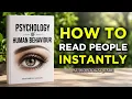 Psychology of Human Behaviour How to Read People Instantly book