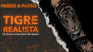 WORKSHOP - TIGRE REALISTA (Passo a passo completo com certificado)