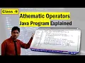 Java 6 Arthematic Operators