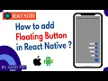 How to add Floating Button in react native in Hindi