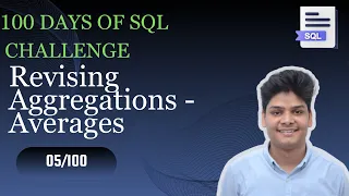 Revising Aggregations - Averages 100 Days SQL HackerRank Problems