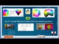 Day 76 Change RGB Colour Model to HSV Colour Model Using Python