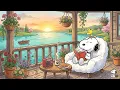 Peaceful Sunset Reading with Snoopy 📖 Soft Jazz for Deep Focus, Study & Spring Moments 🌸