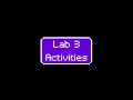 Lab 3 of Micro-Controller and Embedded System EXPLAINED