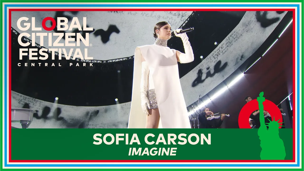 Sofia Carson Performs John Lennon's ‘Imagine’ | Global Citizen Festival 2023 Sofia Carson Performs John Lennon's ‘Imagine’ | Global Citizen Festival 2023