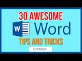 30 Awesome Microsoft Word Tips and Tricks