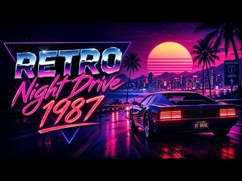 Retro Night Drive 1987 – Outrun Playlist for Endless Roads