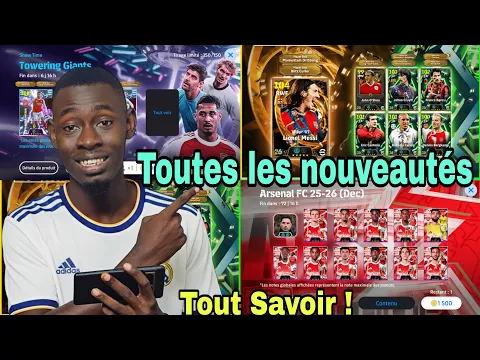 Video Thumbnail: Tout savoir sur les nouveautés : Pack Courtois, Saliba | Coach Arteta | Messi 110🤯