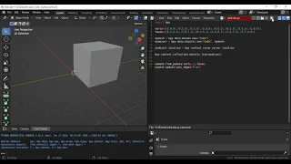 Add Cube In BLENDER Using PYTHON Script Cube From List Of Vertices Blender Python Tutorial