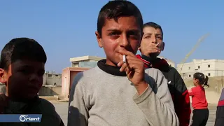 حلوى على شكل سجائر تنتشر بين أطفال المناطق المحررة دندنها